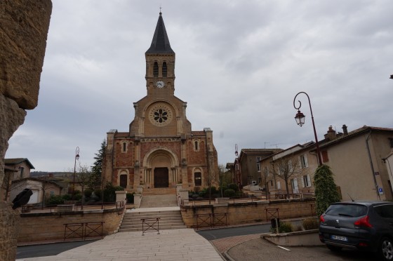 L\'église de Juliénas