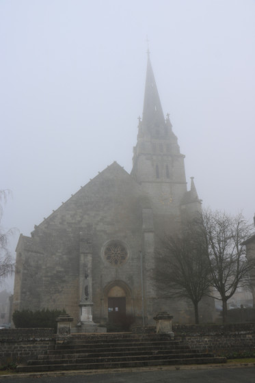 L\'église de la Mothe Saint Héray