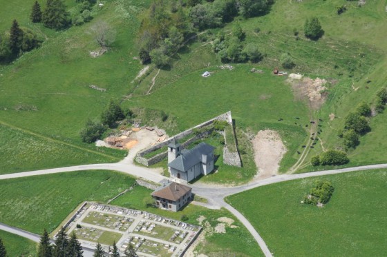 L\'église de Vallorcine
