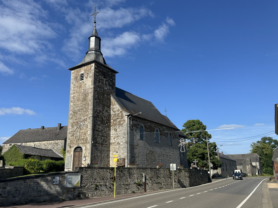 L\'église Saint-Michel - début de la promenade