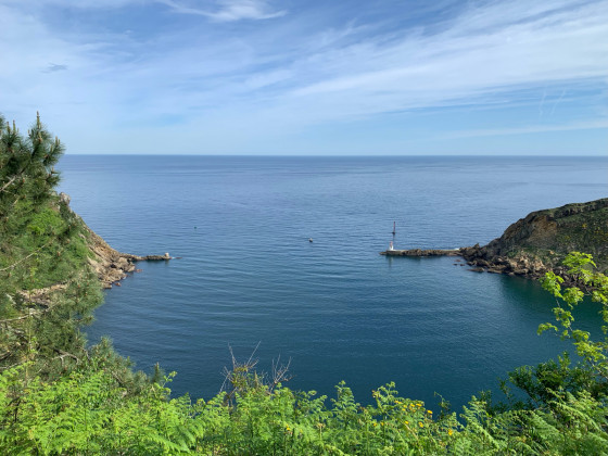 L\'entrée du port de Pasaia