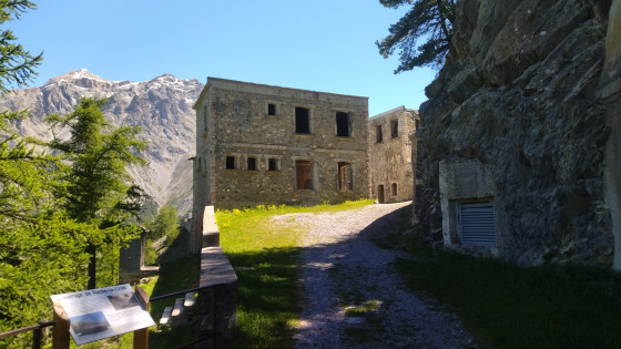 L\'entrée du site fortifié