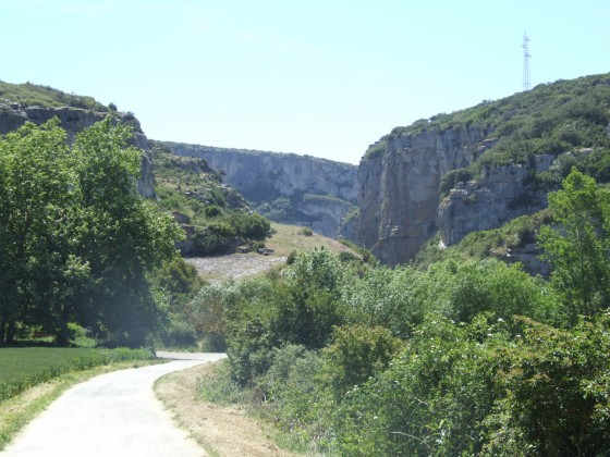 L\'entrée nord du Foz de Lumbier