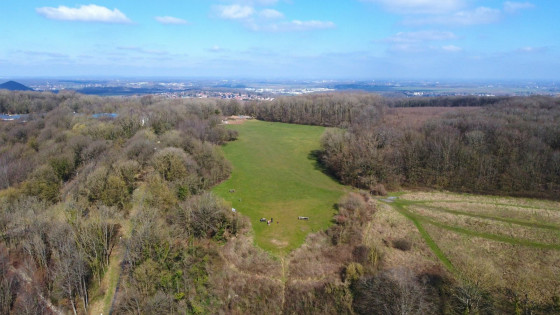 L'esplanade du Parc d'Olhain