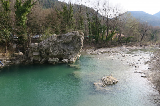 L\'Estéron au pont de La Clave