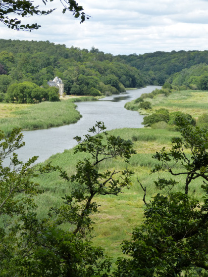 L'estuaire du Scorff et le manoir de Saint-Urchaut