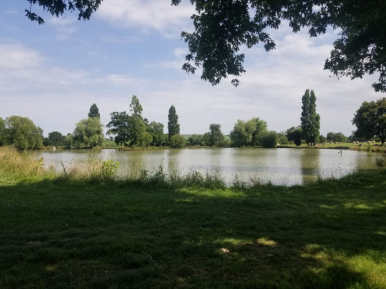 L'étang à la fin de la randonnée