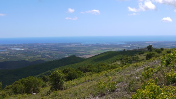 Du haut de Casevecchie vue sur L'Etang d'Urbino