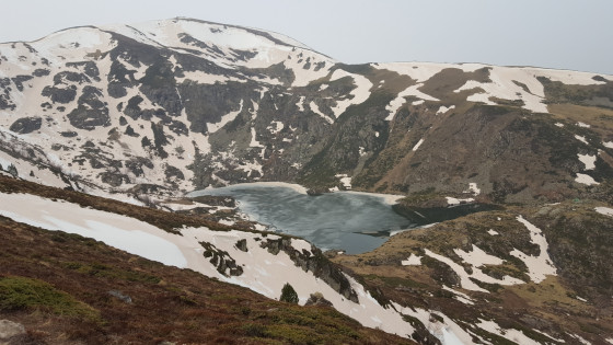 L\'etang gelé