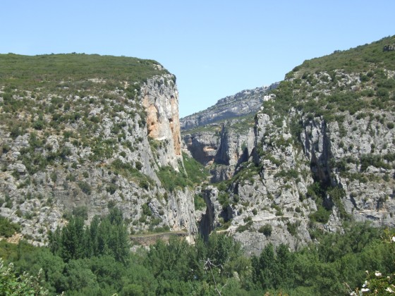 L'extr&eacute;mit&eacute; sud du Foz de Lumbier