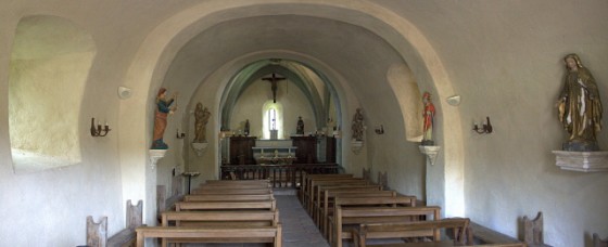 L\'intérieur de la chapelle Saint Roch