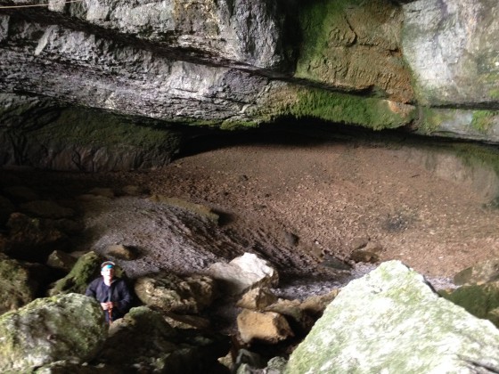 l\'interieur de la grotte