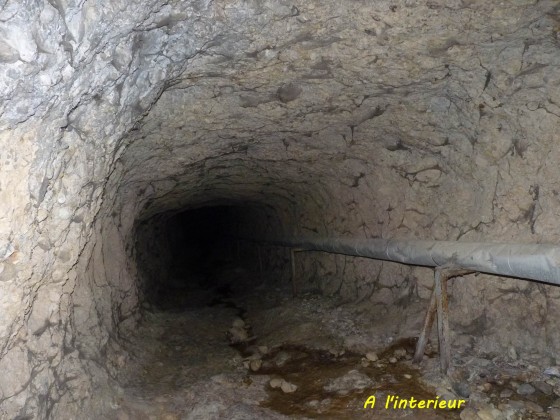 L’intérieur du tunnel