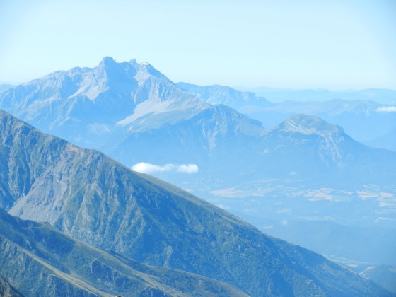L\'Obiou depuis le sommet du Taillefer