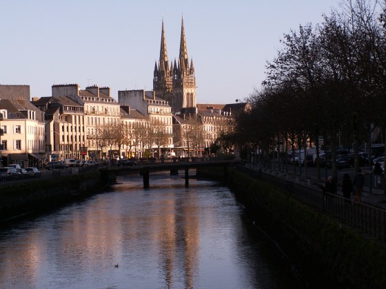 l\'Odet et la cathédrale