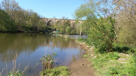 L'Orne et le viaduc de la Lande