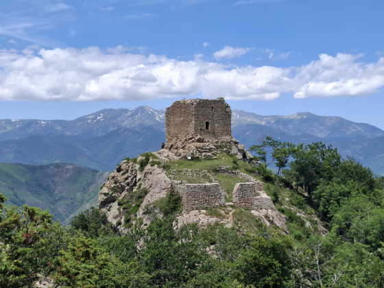 La 2ème tour de Cabrenç vue d'en haut