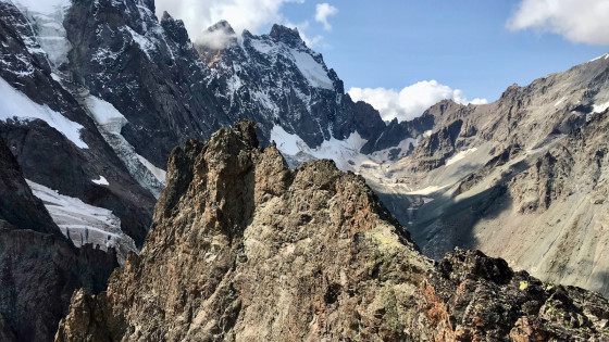 La Brèche (Sud) de la Momie, vue de la Bosse de la Momie