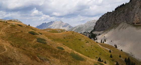 La cabane depuis le Vallon d\'Âne