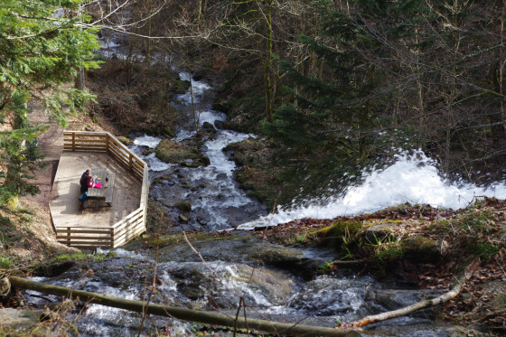 La cascade de l'Andlau