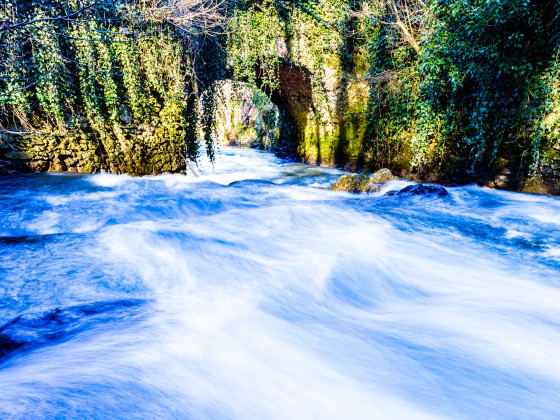 La cascade de l'Aubetin