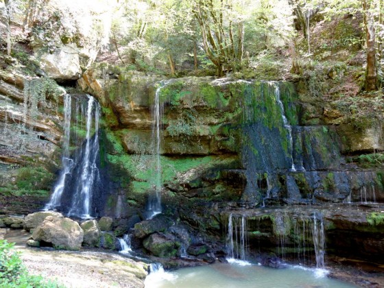 La Cascade du Verneau au début du printemps