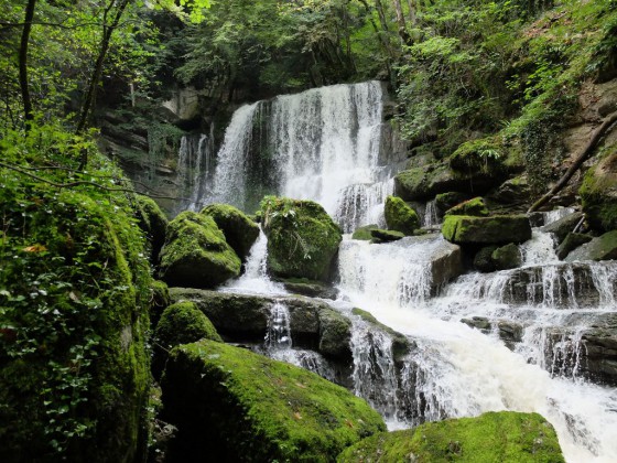 La Cascade du Verneau en été