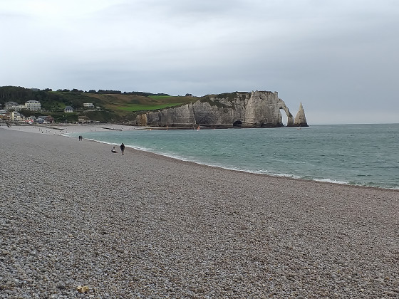 La célèbre plage d\'Étretat