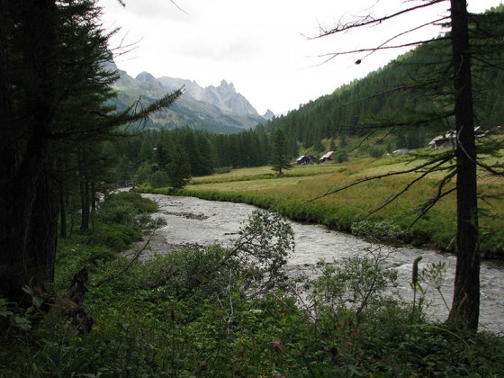 La Clarée face au hameau de Fontcouverte