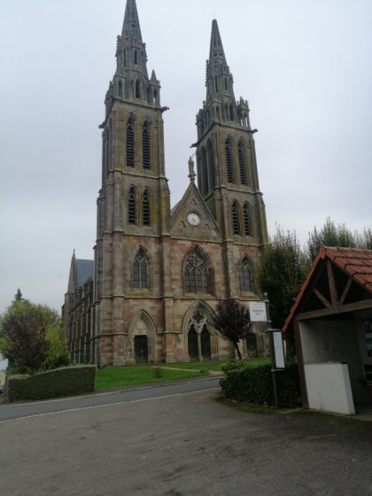 La collégiale ST Nicolas de Munster.