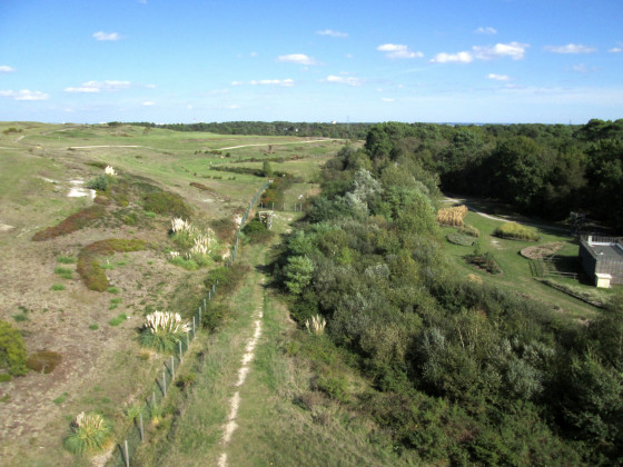 La colline vue du belvédère