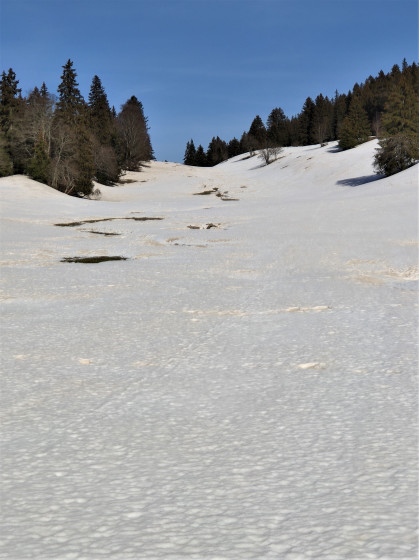 La combe après la ferme de la Rionde-Dessous