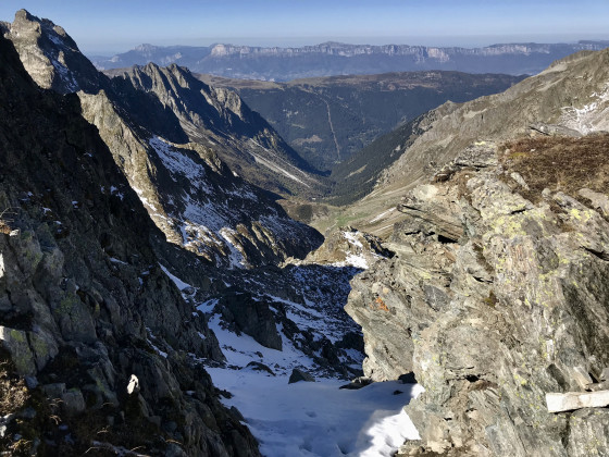La Combe Madame vue depuis le Col de la Marmottane