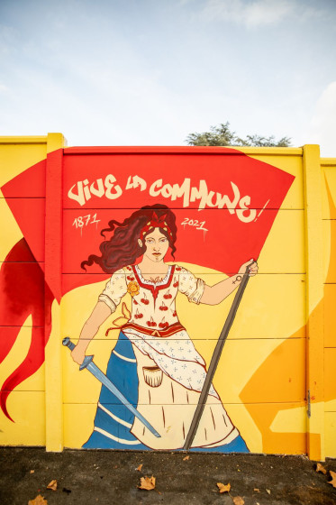 La Commune de Paris par les graffeurs du collectif Douze Douze