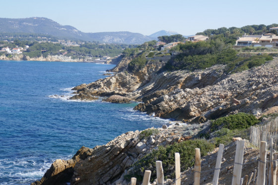 La côte de la Cride vers le nord