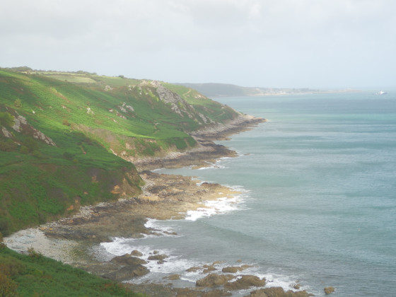 la côte vue du chemin des douaniers