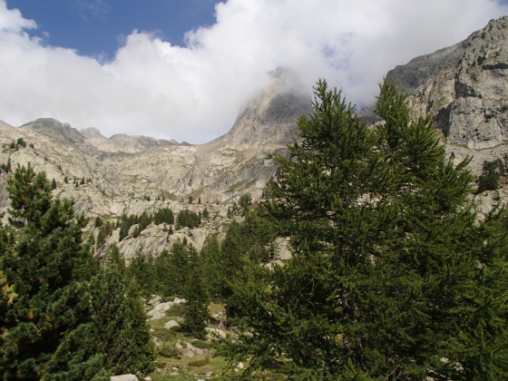 La Cougourde vue du refuge