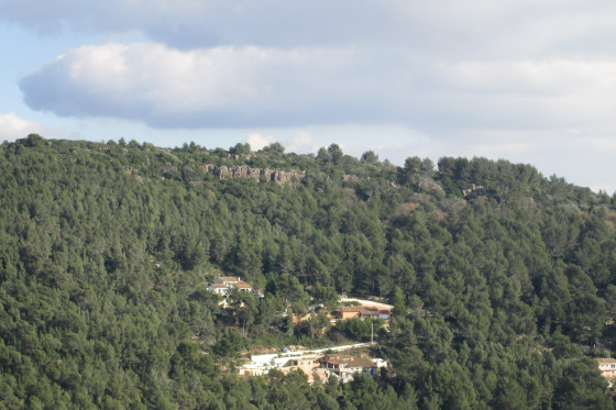 La Courtine vue d\'Hugueneuve La Courtine vue d\'Hugueneuve