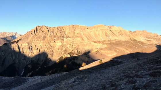 La crête de la Charmette à l\'aurore
