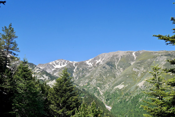 La Crête du Barbet et le Canigou