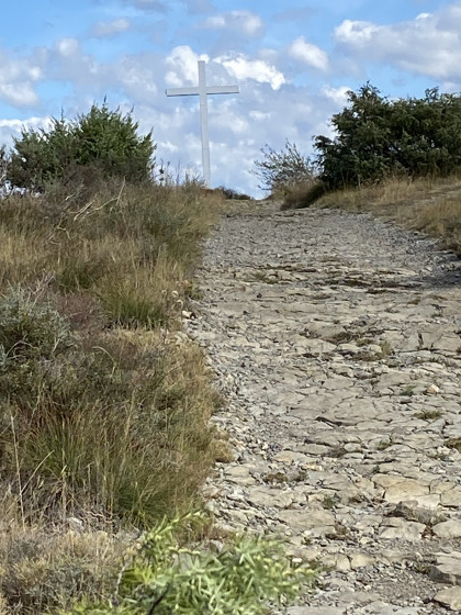 La croix au sommet