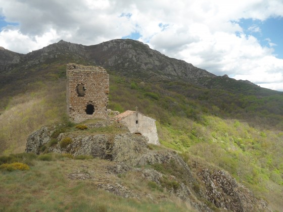 la croix de Chaumi&egrave;ne vue depuis le vieux ch&acirc;teau