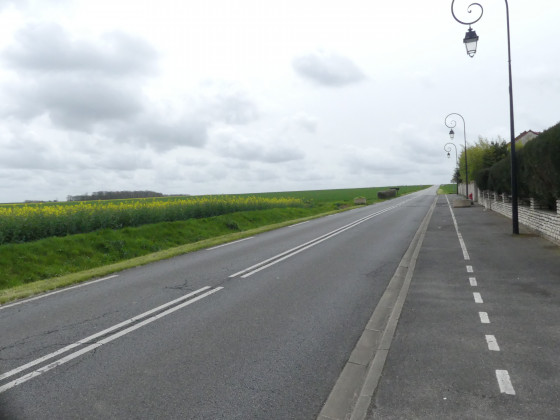 La D131 &agrave; la sortie de Gometz-la-Ville vers Briis-sous-Forges