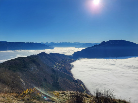 La Dent du Chat depuis La Charvaz