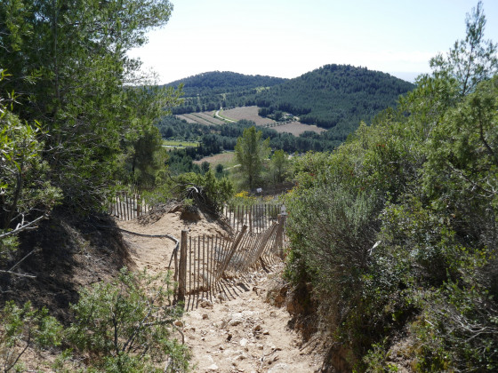 La descente de la colline de sable