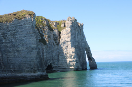La Falaise de la Porte d'Aval avec son arche