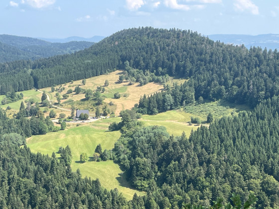 La ferme Guichard depuis Planachat