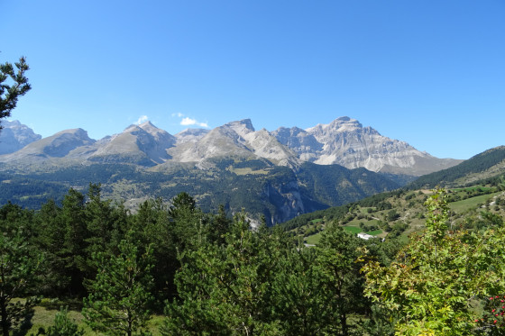 La fin de la chaîne du Dévoluy.