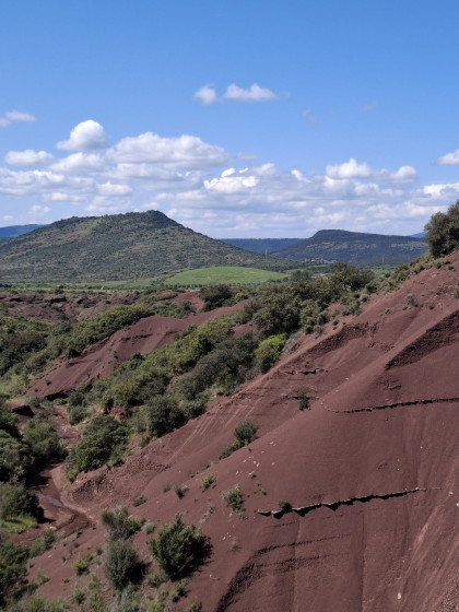 Le canyon dans le ruffe