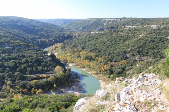 la gardon depuis le plateau